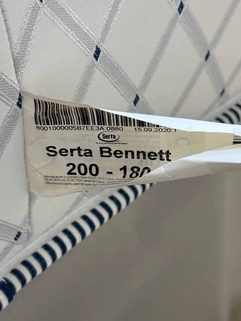 ✅ Матрас 200*180 Serta Bennett (Серта Беннет) (Жесткость жесткая. Высота 24 см) 5057 1З...