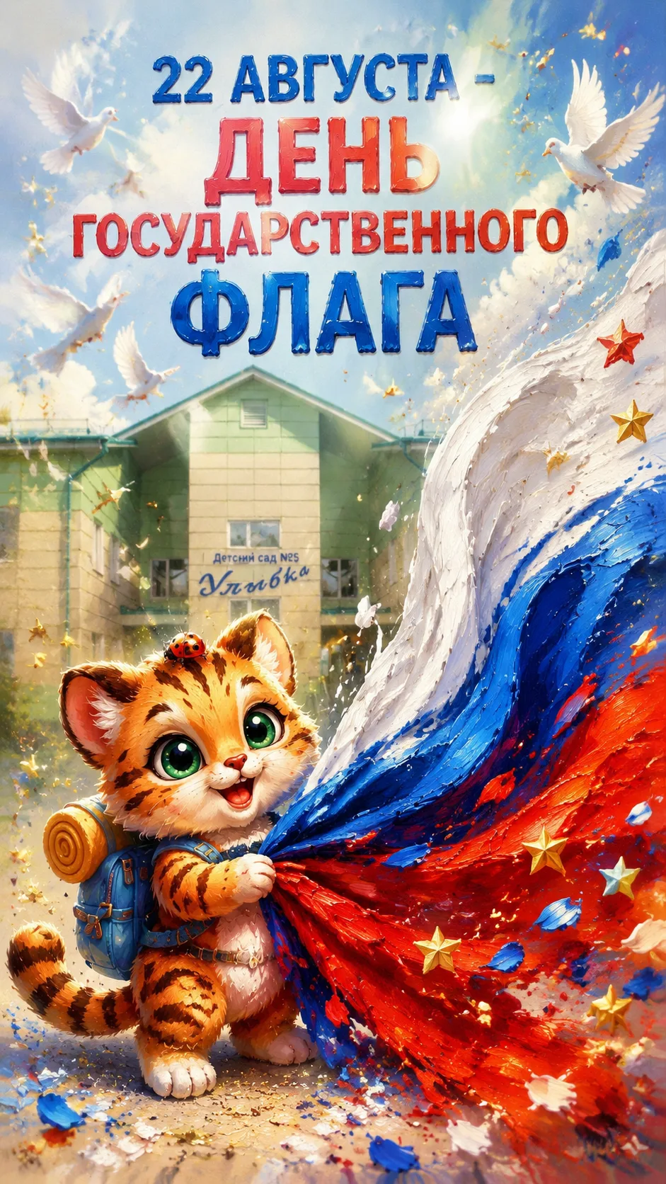 🇷🇺✨ С Днём Государственного флага Российской Федерации! ✨🇷🇺