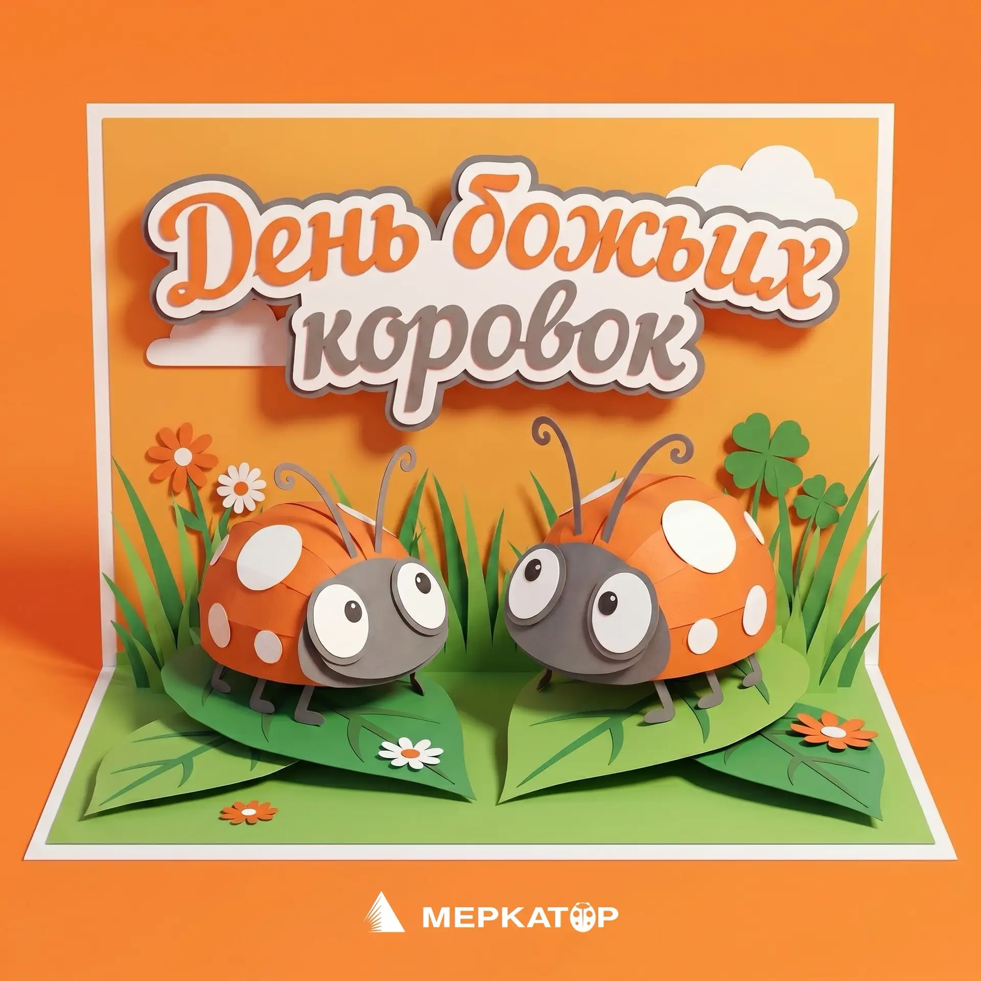 Сегодня День божьих коровок! Да-да, есть и такой праздник. 😄 
И мы его очень любим. Ведь именно бож