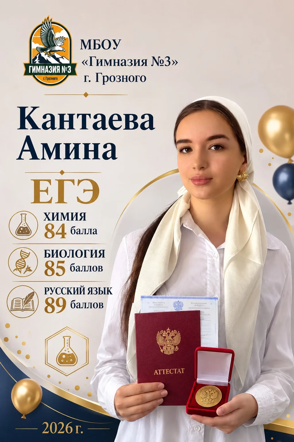 Гордость гимназии!