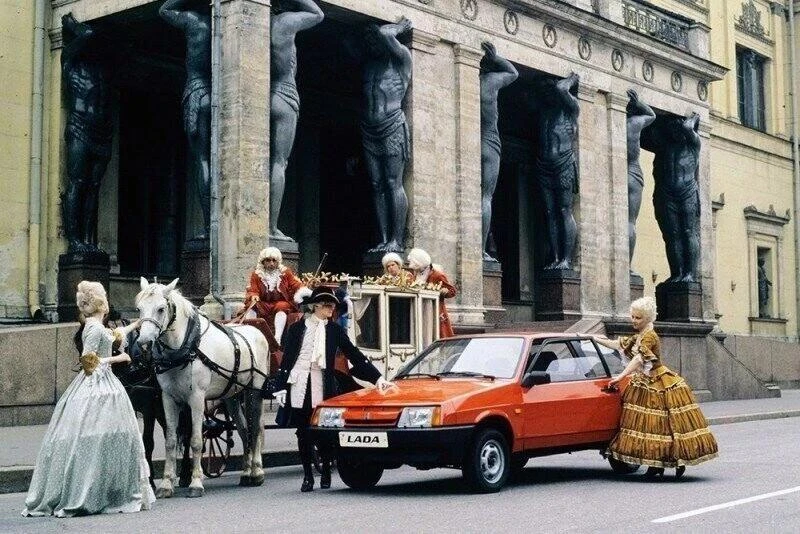 ВАЗ-2108. Реклама. СССР, 1980-е годы