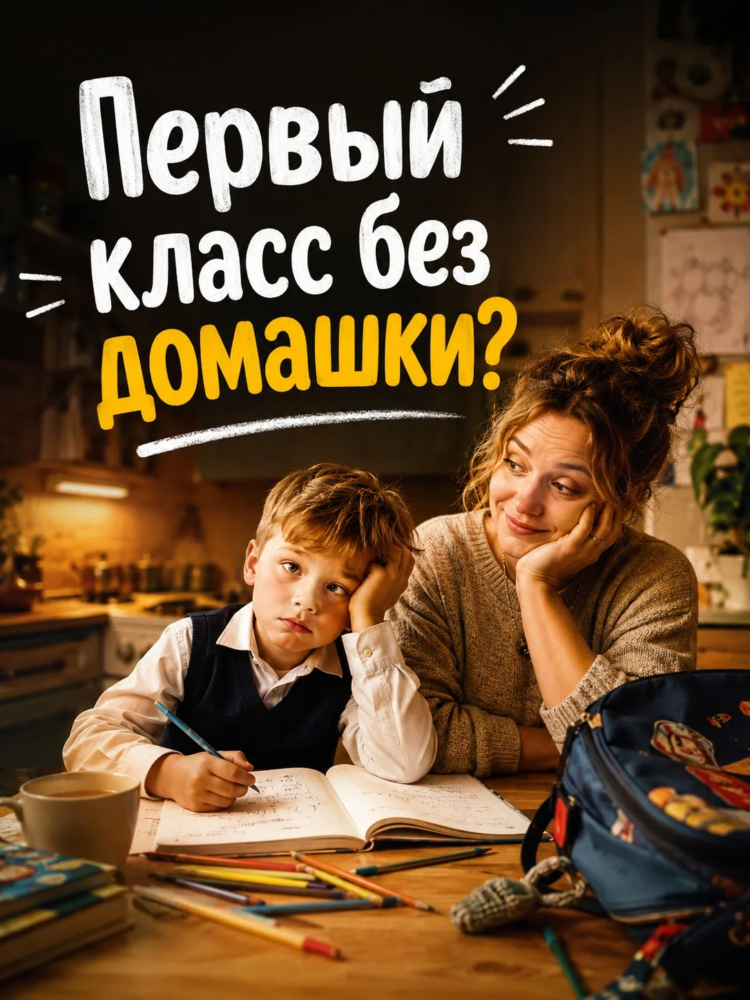 Первый класс без домашки: радость для детей или медвежья услуга родителям?