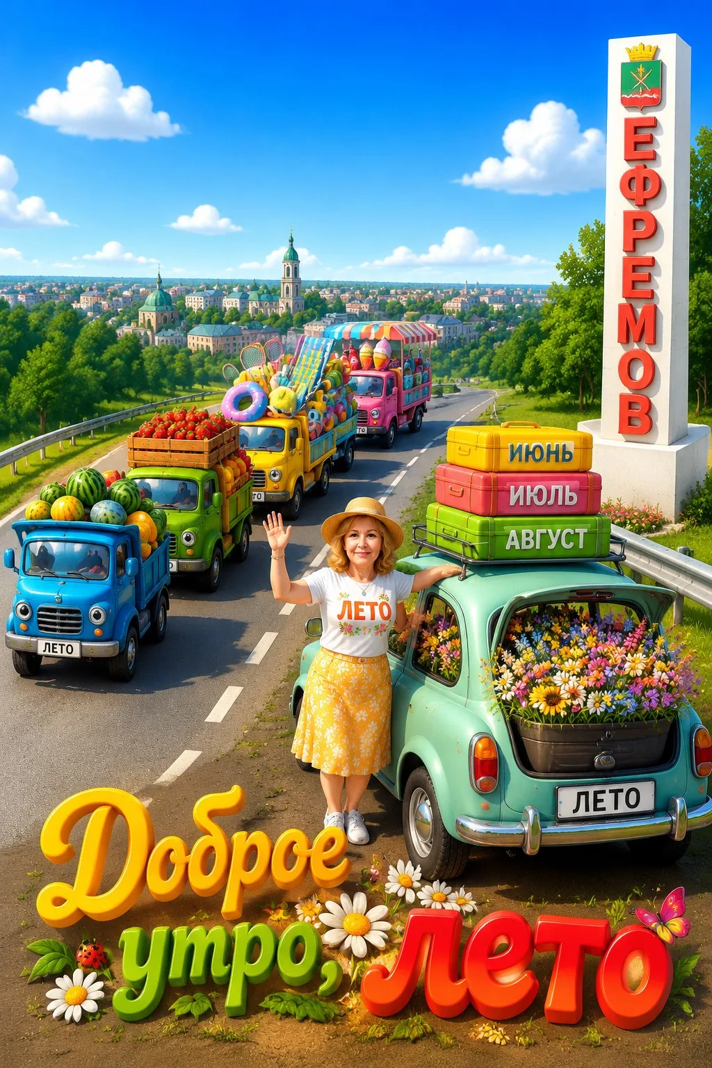 Доброе утро! С началом новой, летней недели!
Желаю нашим дорогим воспитанникам и их родителям лёгког