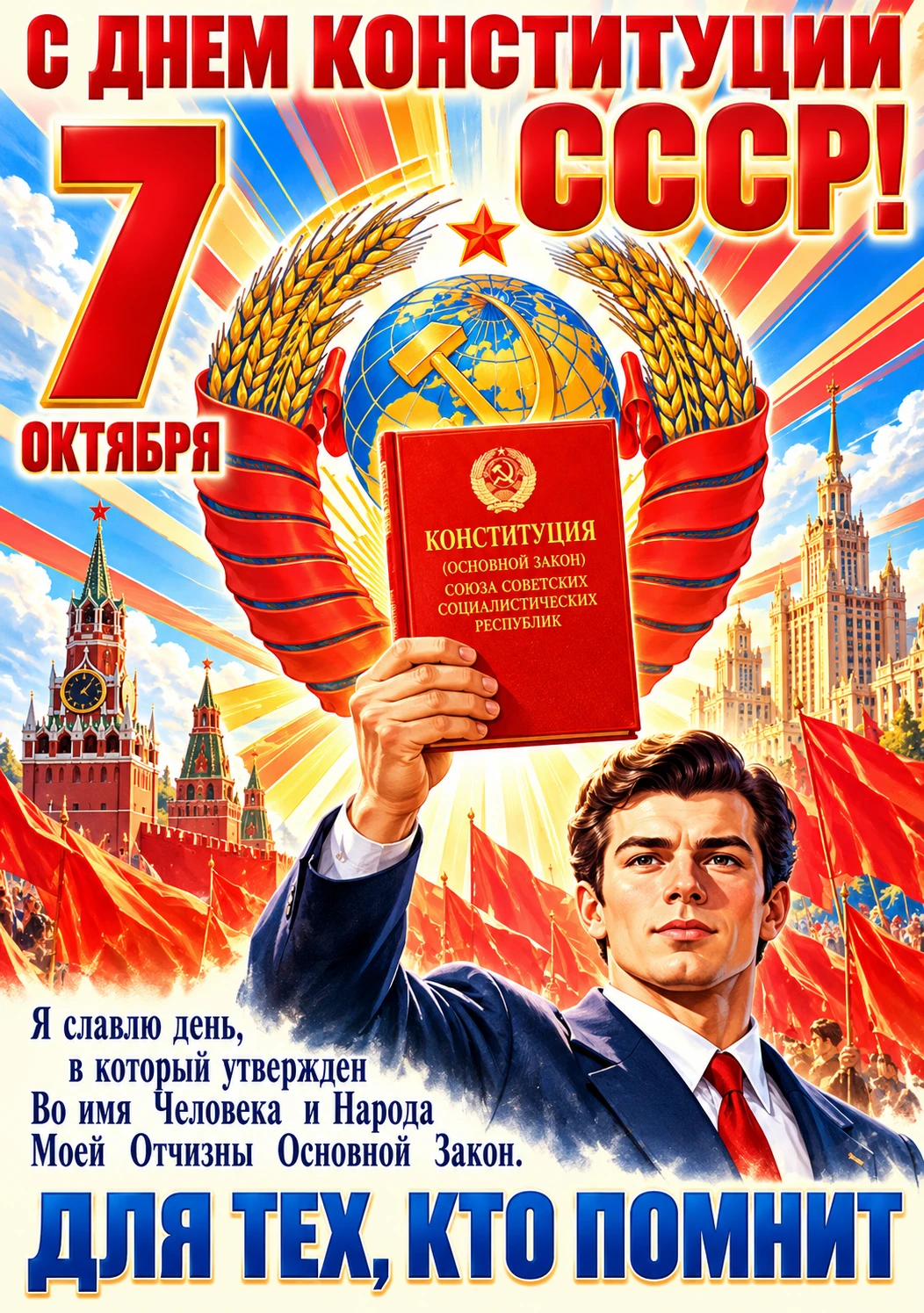 🌟 С Днём Конституции СССР!.. 🎀