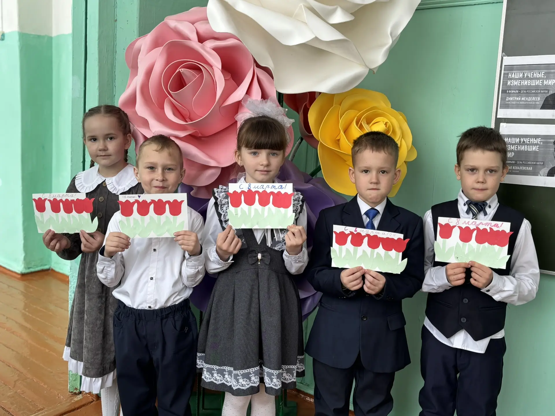 💐В преддверии Международного Женского дня в нашей школе прошел мастер-класс по изготов...