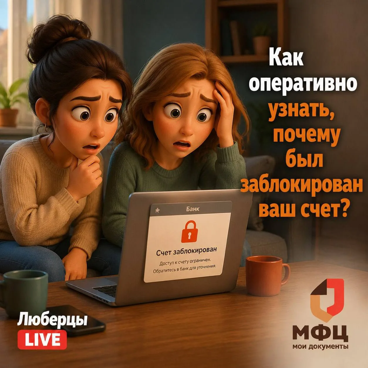 Как оперативно узнать, почему был заблокирован ваш счет?