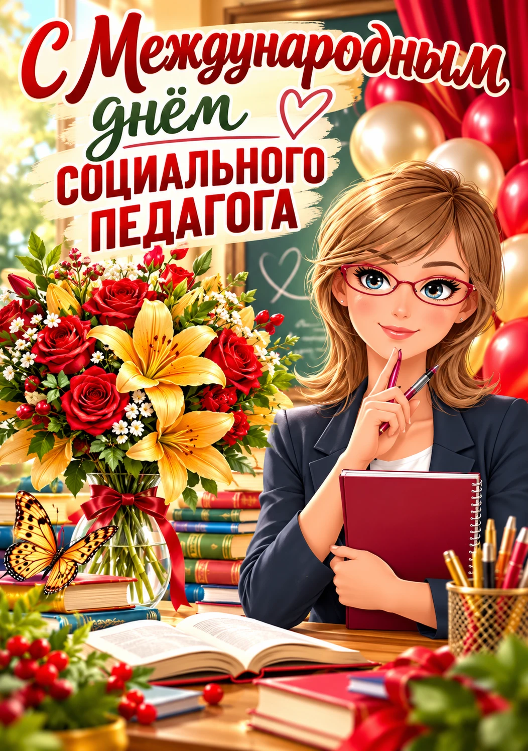 🌟 С днём социального педагога...! 🎀