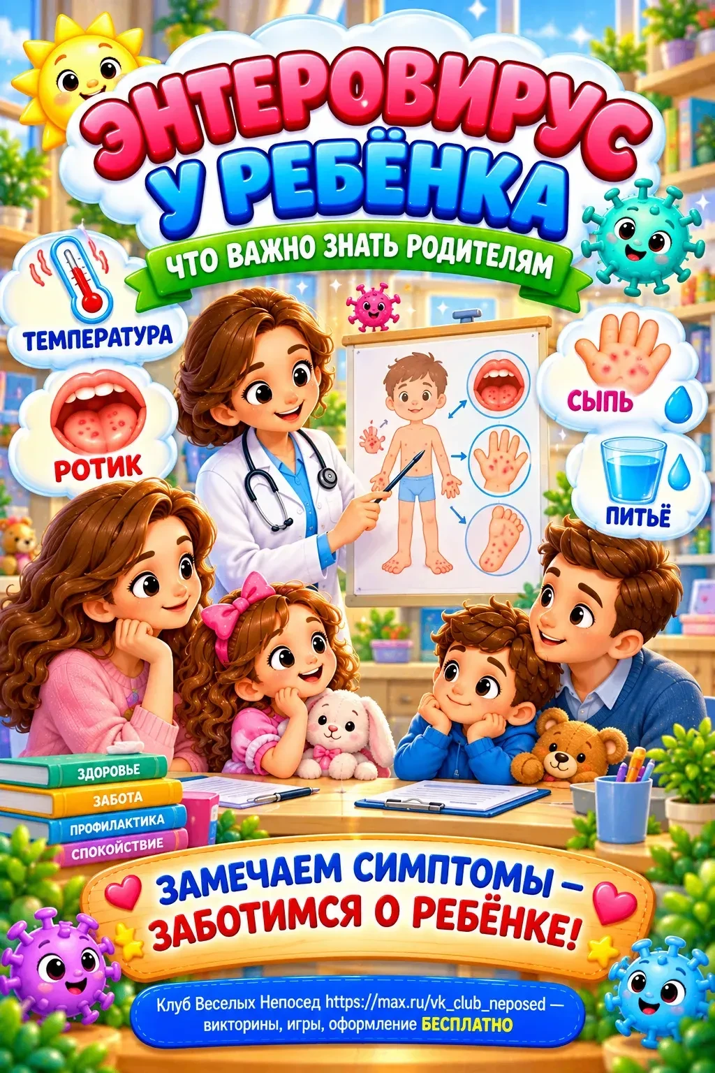 🛑 ЭНТЕРОВИРУС У РЕБЕНКА.                                                              ...