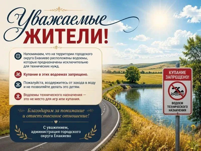 ❗️Вниманию жителей городского округа Енакиево❗️