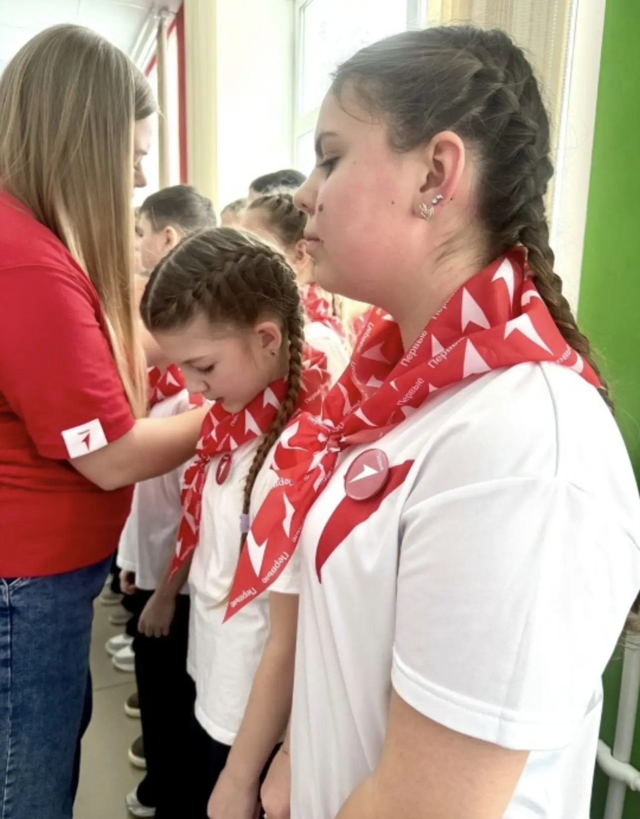 🤝🏻Торжественная церемония вступления в Движение Первых   В первичном отделении  филиала №1 МБОУ «Пер