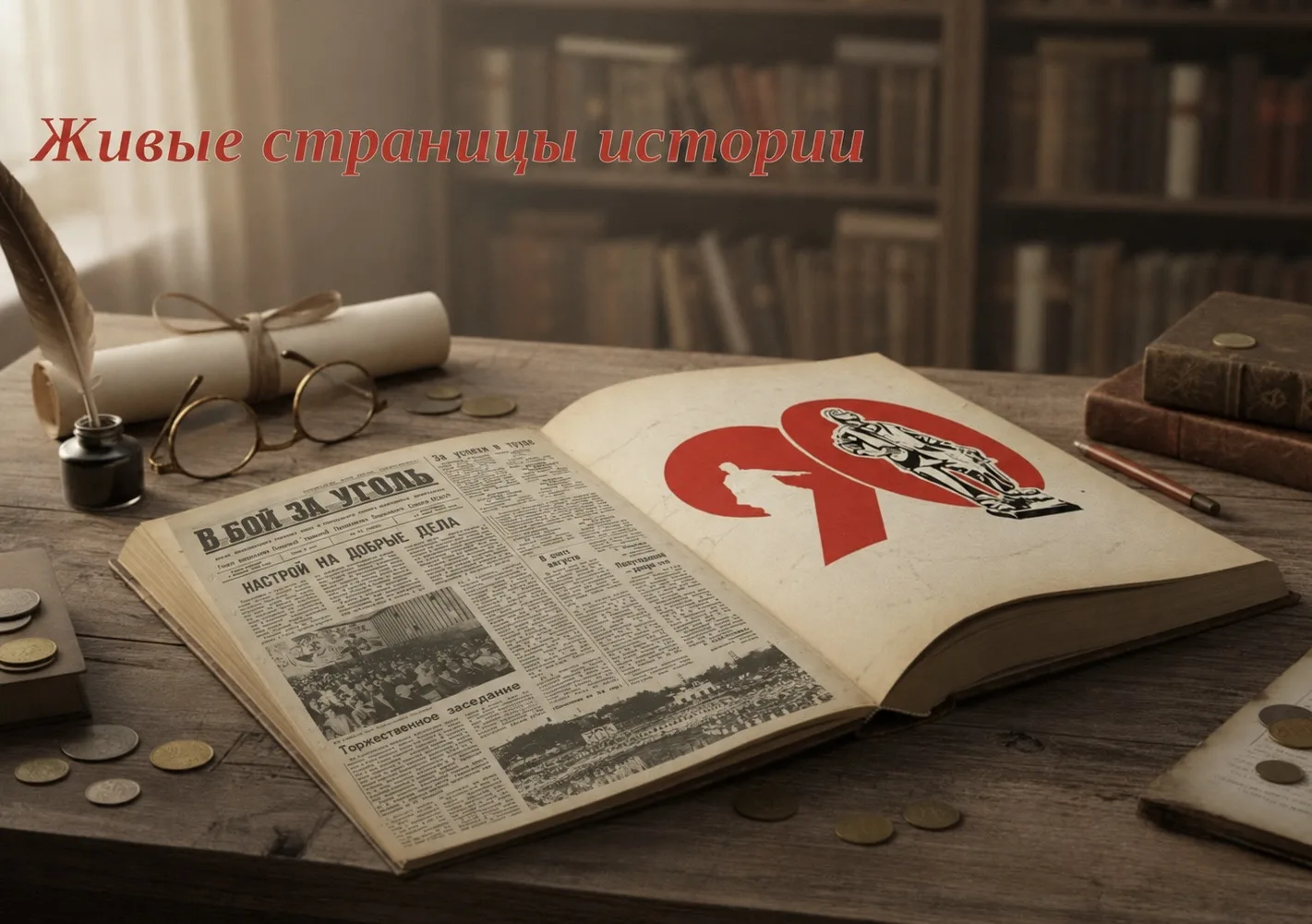 17 июня 1976 года сразу две полосы газеты "В бой за уголь рассказывают  о том, как Киселевск отметил