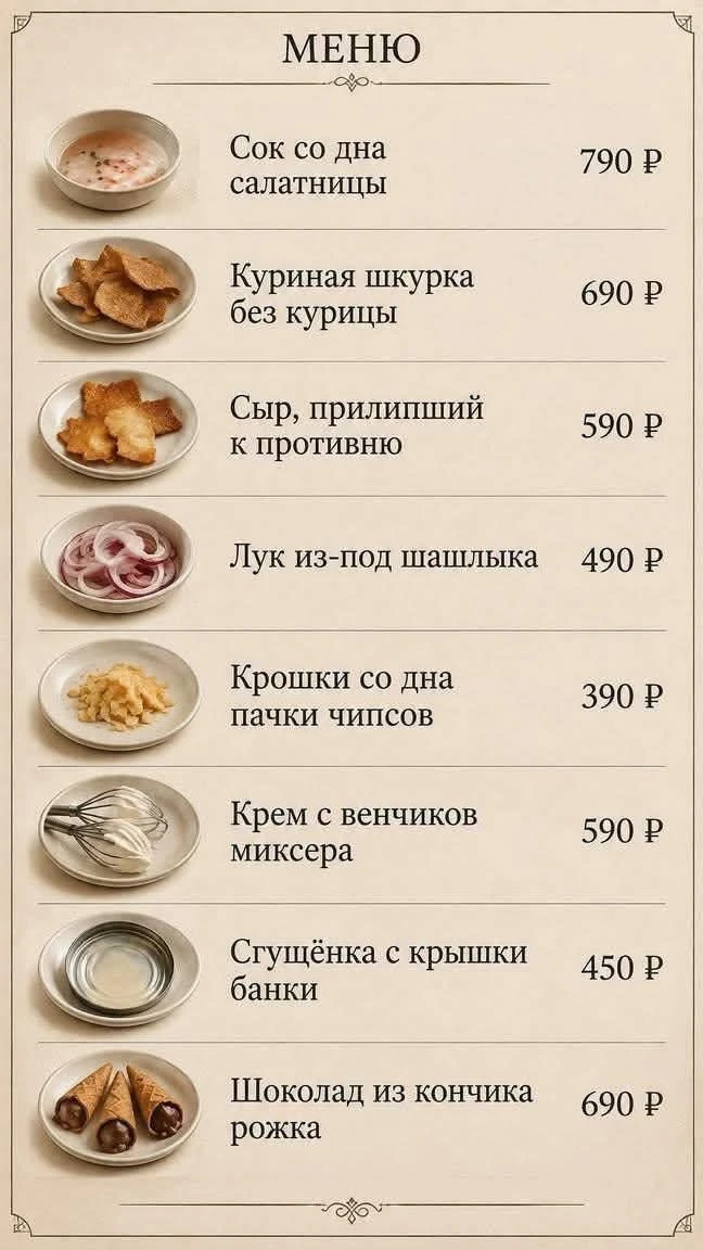 И кто-то же откроет такой ресторан