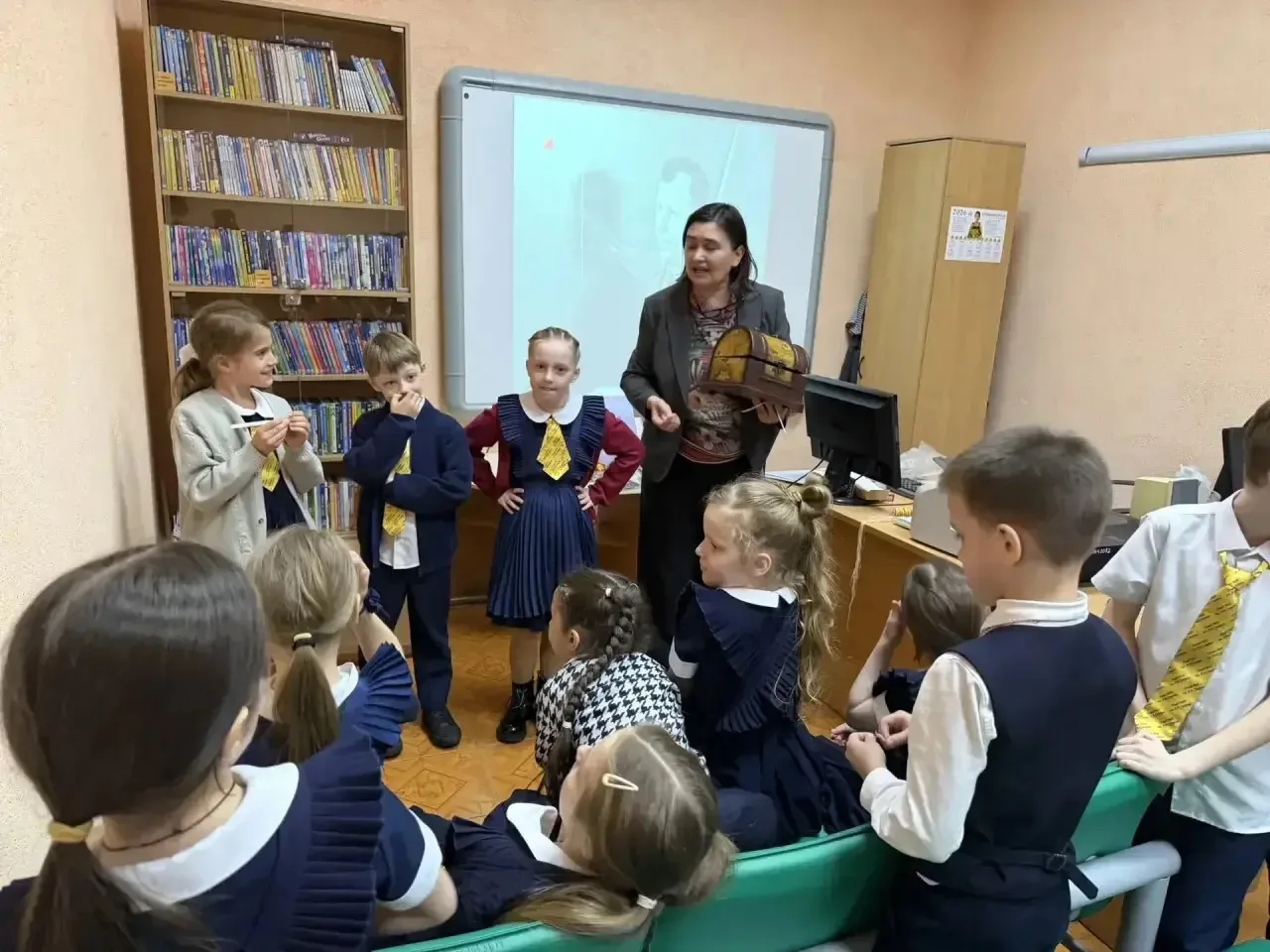 Настоящая космическая экспедиция состоялась сегодня для учеников 1 «Г» класса в Краевой детской библ