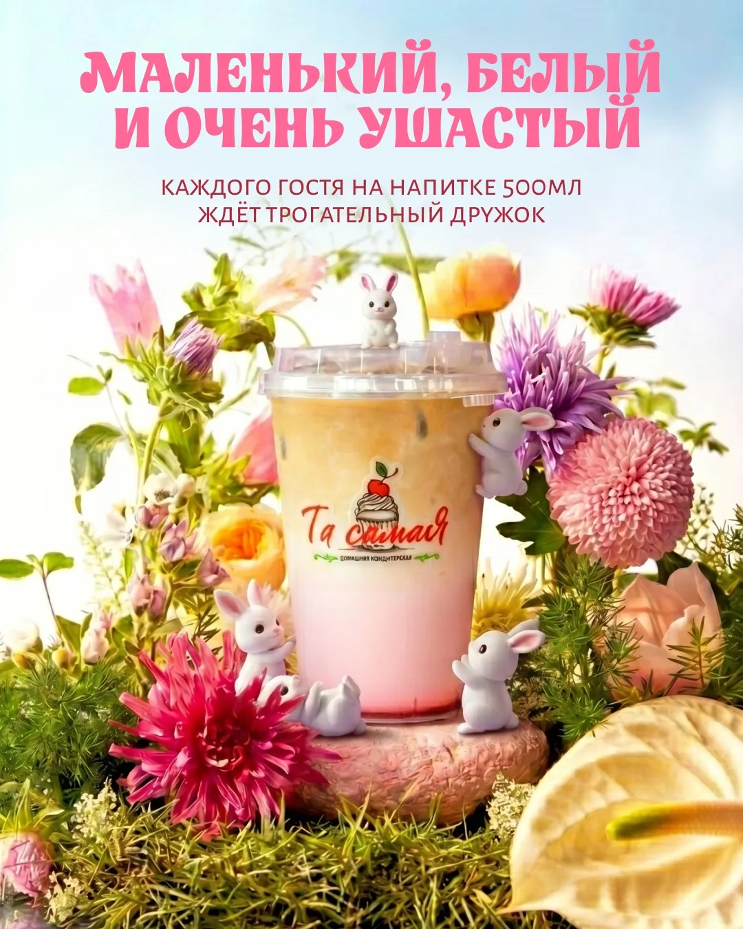 МАЛЕНЬКИЙ, БЕЛЫЙ И ОЧЕНЬ УШАСТЫЙ🐰

Знакомьтесь - это наш новый член семьи!
Теперь каждого гостя с н