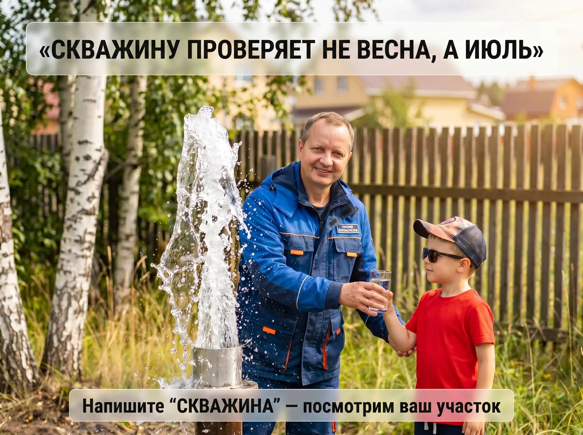 Лето — лучшее время бурить скважину.

И сейчас объясню почему. Не с точки зрения «у нас сезон, срочн