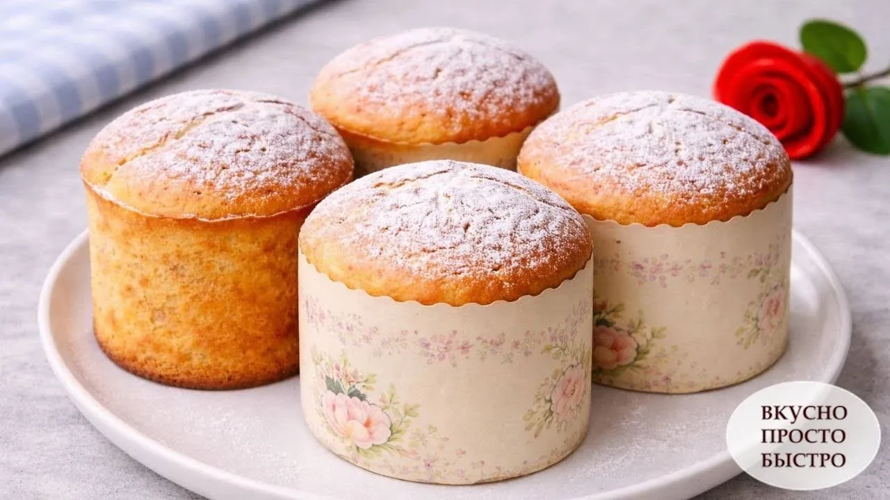 😋 КУЛИЧ НА КЕФИРЕ 🍽
