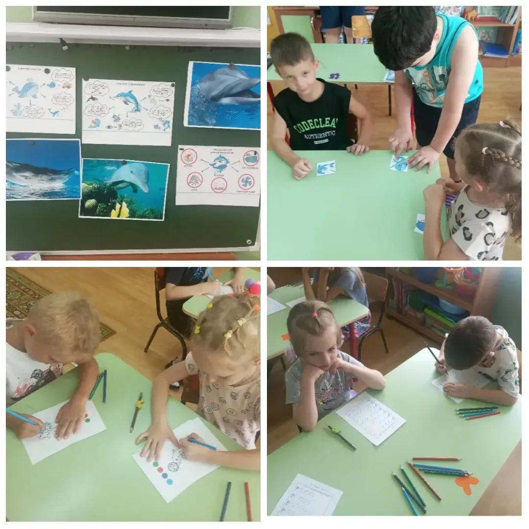 🐋🐬 День китов и дельфинов: мы узнали, кто живёт в океане! 🐬🐋
Сегодня в нашем детском саду был ос