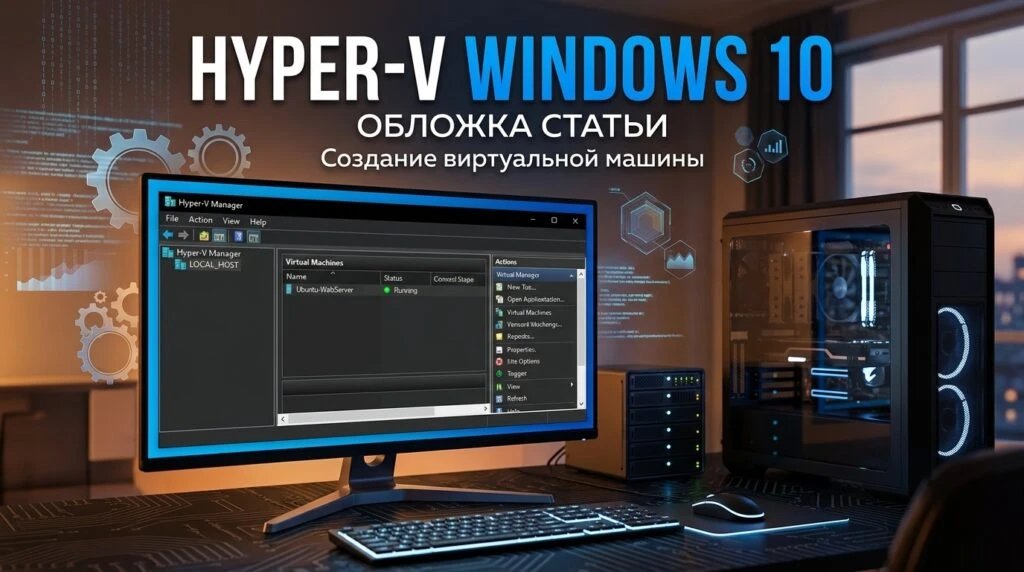 🪟 Виртуальная машина в Windows 10 через Hyper-V: как настроить