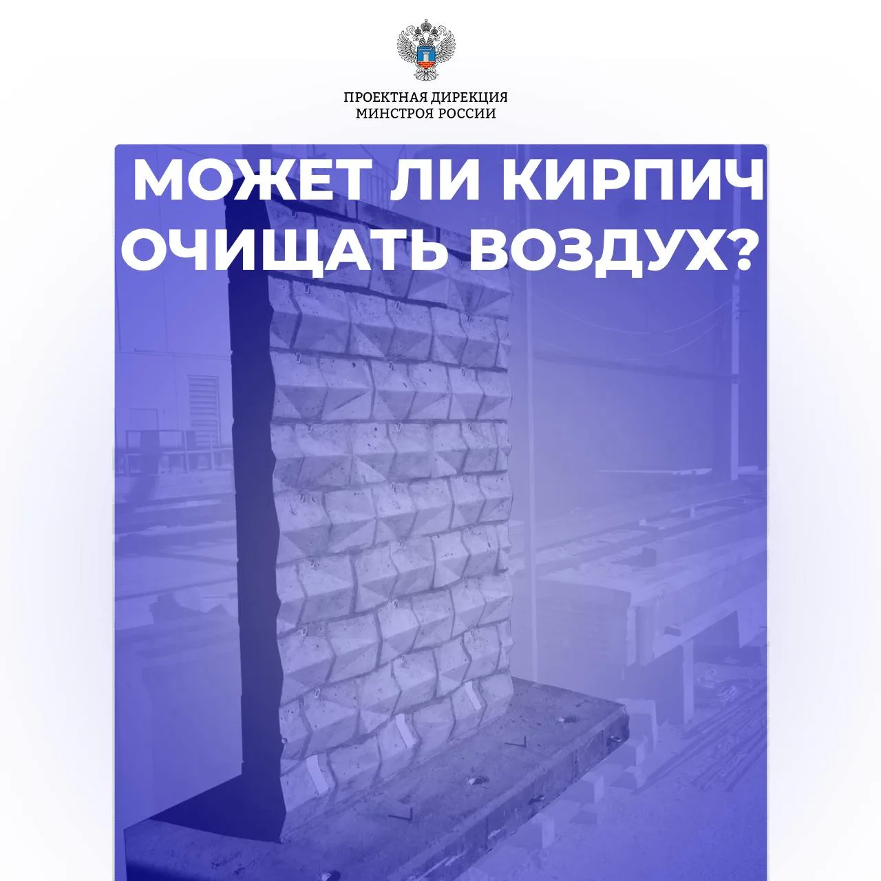 Может ли кирпич очищать воздух лучше, чем дерево? Расскажем в нашей рубрике #инновации