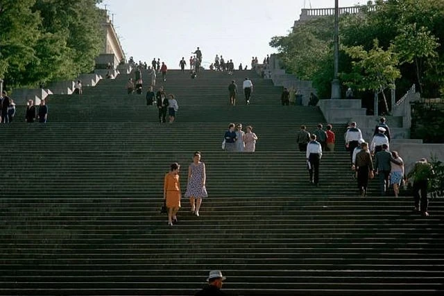 Потемкинская лестница в Одессе.