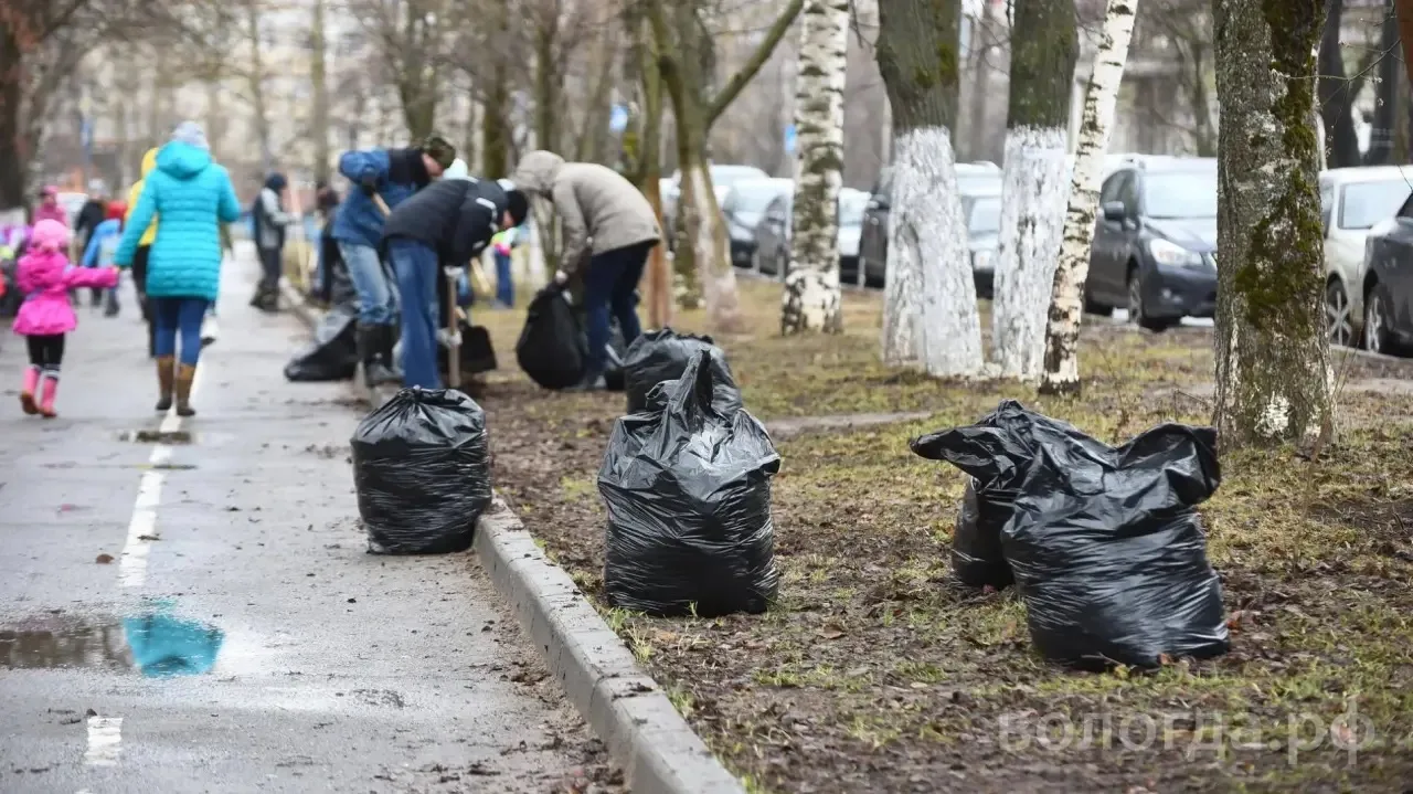Жители Вологодчины, встречаемся во дворах 25 апреля на Всероссийском субботнике  В субботу, 25 апрел