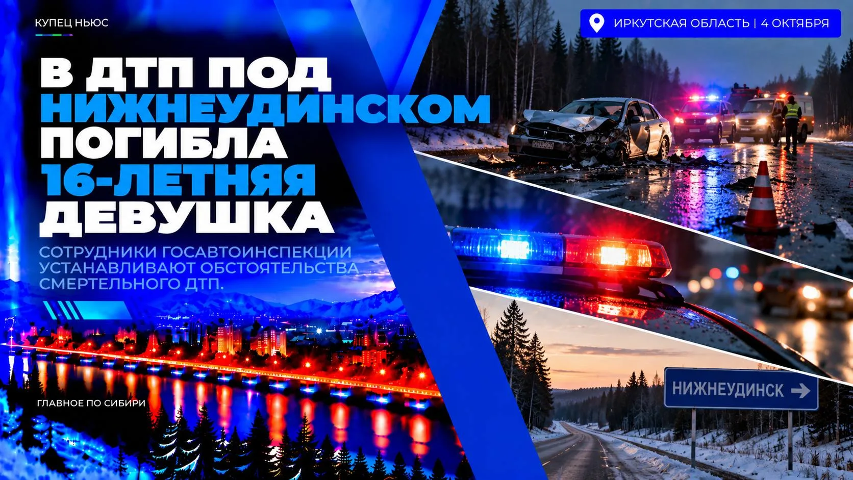 🚨 ИРКУТСКАЯ ОБЛАСТЬ • НИЖНЕУДИНСКИЙ РАЙОН • ДТП ‼️