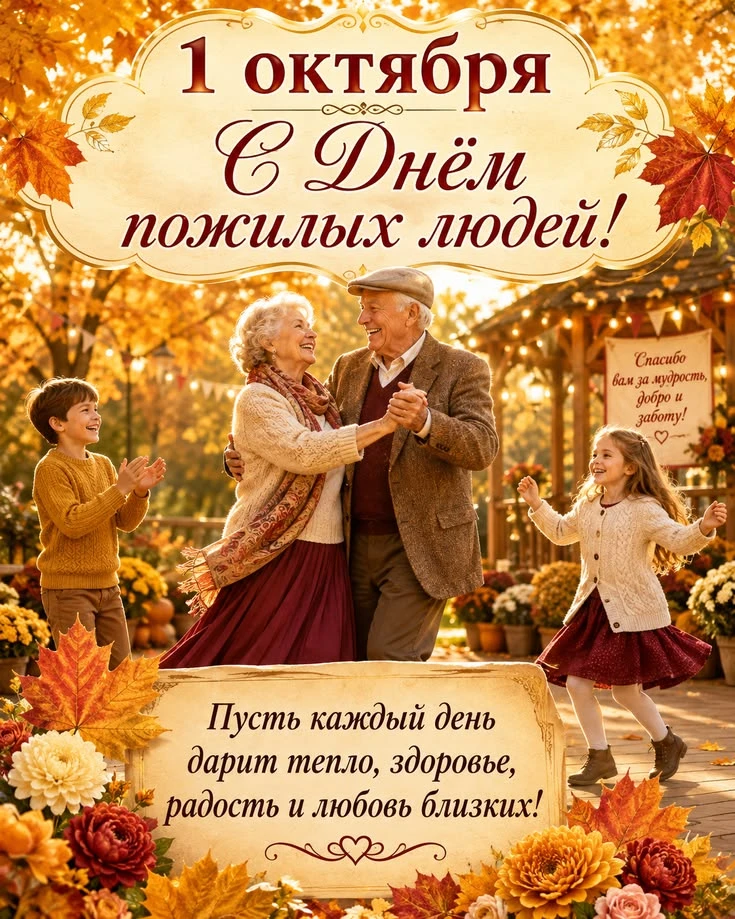 🍂 1 октября — День уважения и благодарности. 🍂