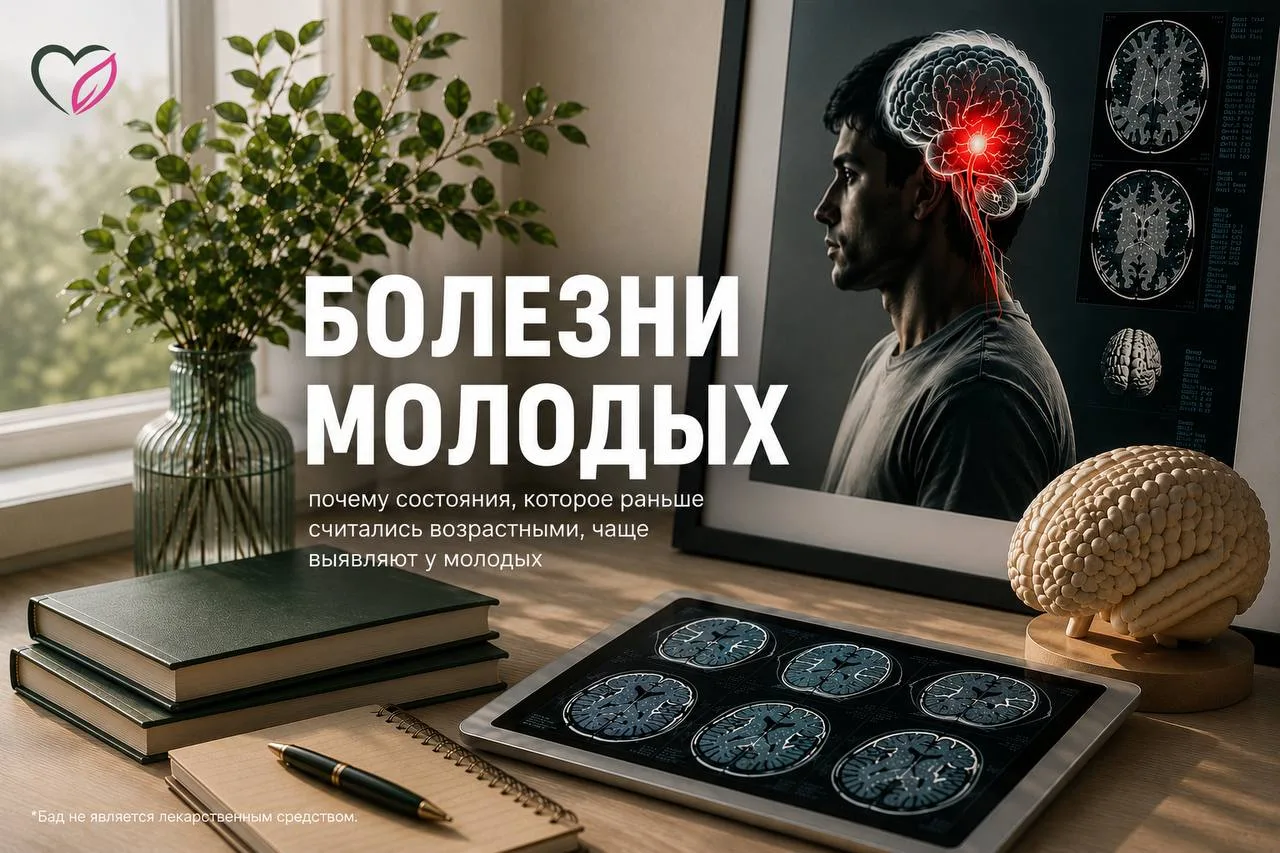 📢 НОВАЯ СТАТЬЯ: «БОЛЕЗНИ, КОТОРЫЕ ПОМОЛОДЕЛИ: ПОЧЕМУ СОСТОЯНИЯ, СЧИТАВШИЕСЯ ВОЗРАСТНЫМИ, ВСЁ ЧАЩЕ В