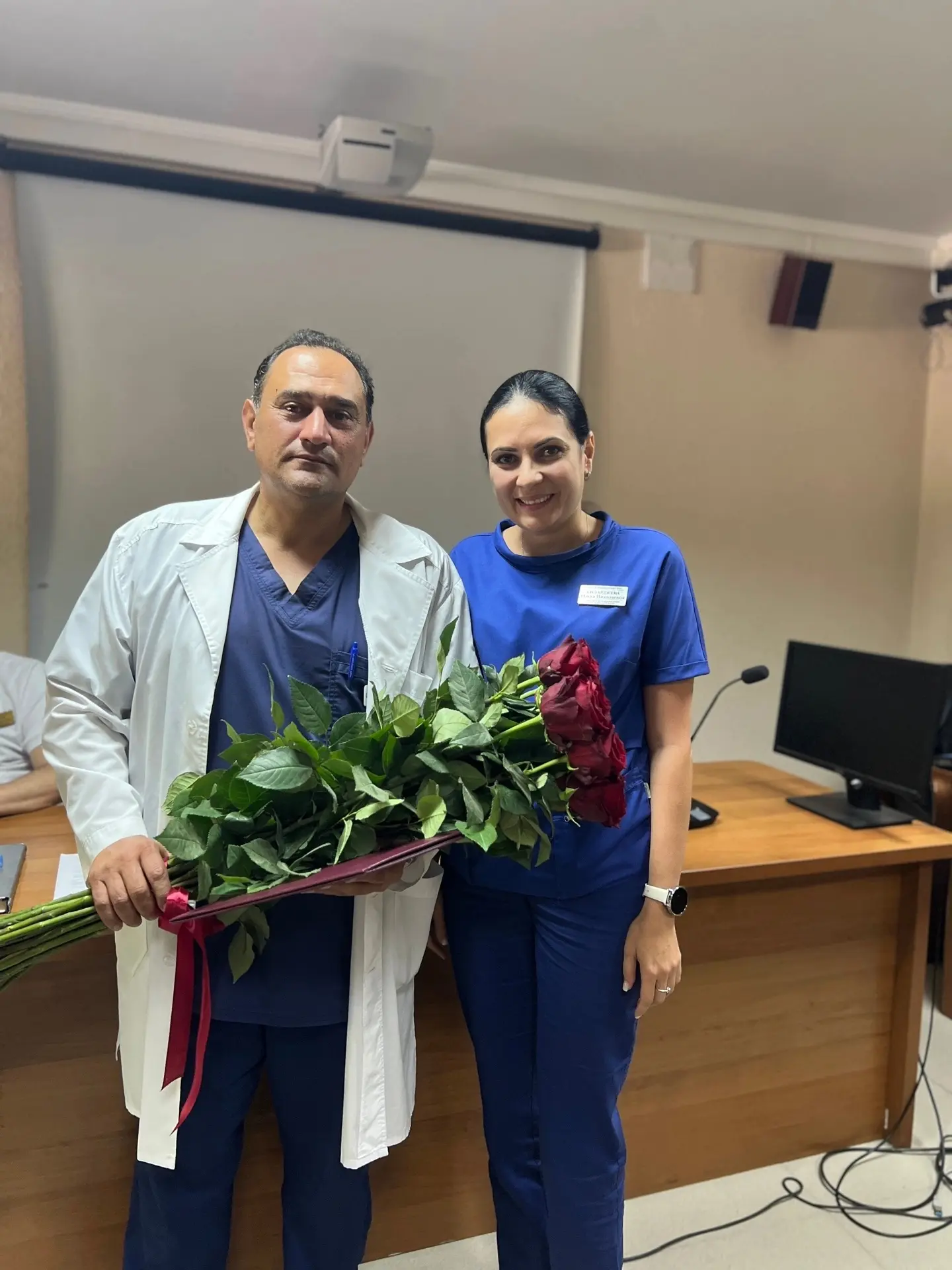 🎊Поздравляем с юбилеем заведующего нейрохирургическим отделением Ессентукской ГКБ Адам...