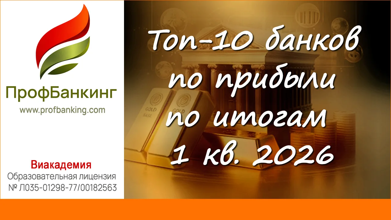 🔥 Топ-10 банков по балансовой прибыли по итогам 1 квартала 2026 года (строка 61101 ОФР):