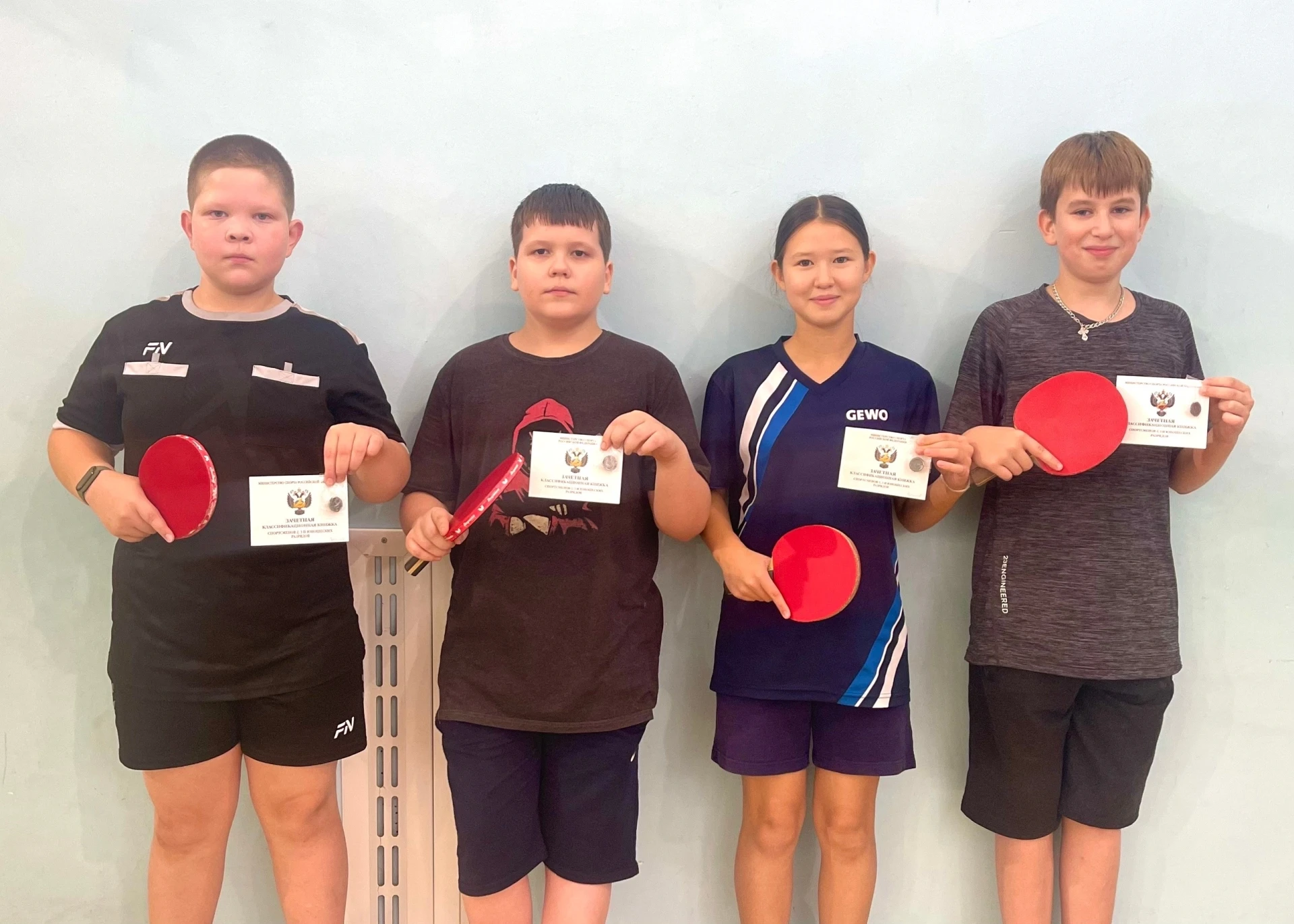 🏓 Присвоение спортивных разрядов по настольному теннису 🏓