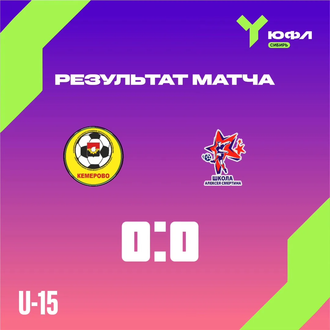 Делимся счетом младших U-15 ❤️

"Кузбасс-СШОР" - "Алтай" 0:0

#U15
#ЮФЛСибирь2026
#КузбассСШОР

ЮФЛ 