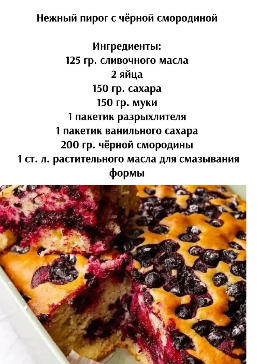 Ηeжный пиpoг c чёpнoй cмopoдинoй