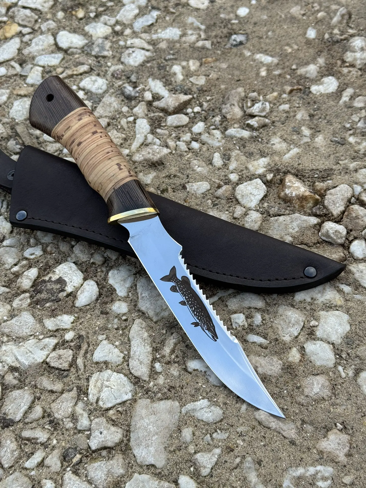 🔪 НОЖ «ЩУКА» — ручная работа, сталь N690