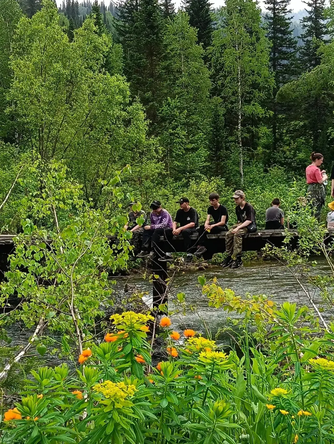 🏕️ С 12 по 14 Июня, "Юная Гвардия". Совершили поход в район Кузнецкого Алатау, посёлок Амзас.

Перв