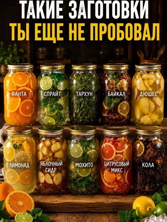 🍹 Домашние напитки