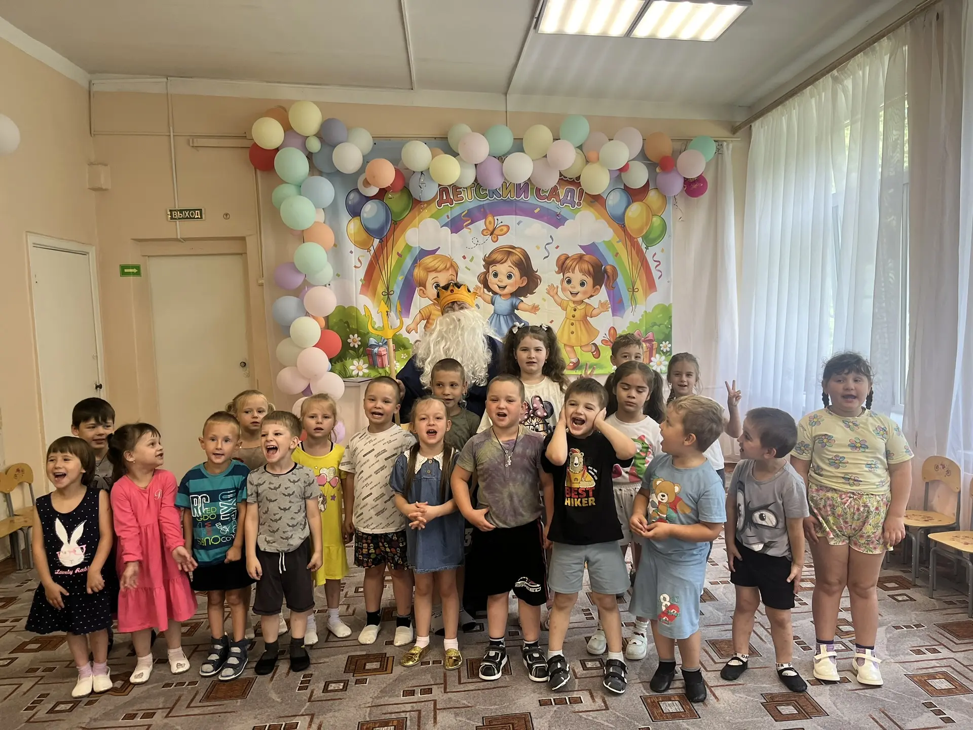 В детском саду 🐻 прошел праздник «День Нептуна»👑🔱