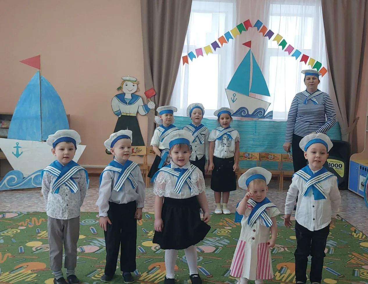 В детском саду прошло мероприятие, посвященное Дню защитника Отечества. Воспитанники пе...