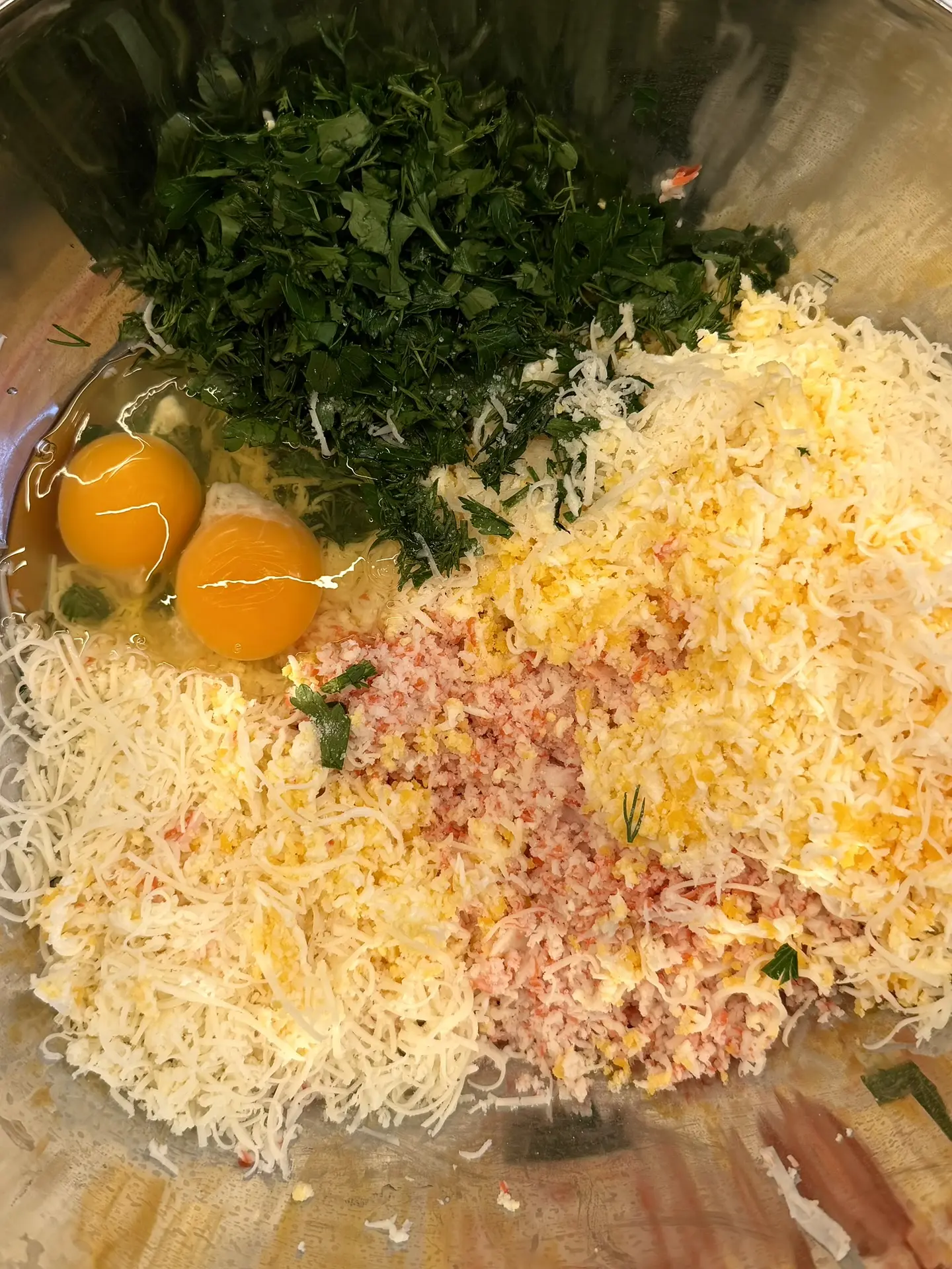 Котлеты из крабовых палочек