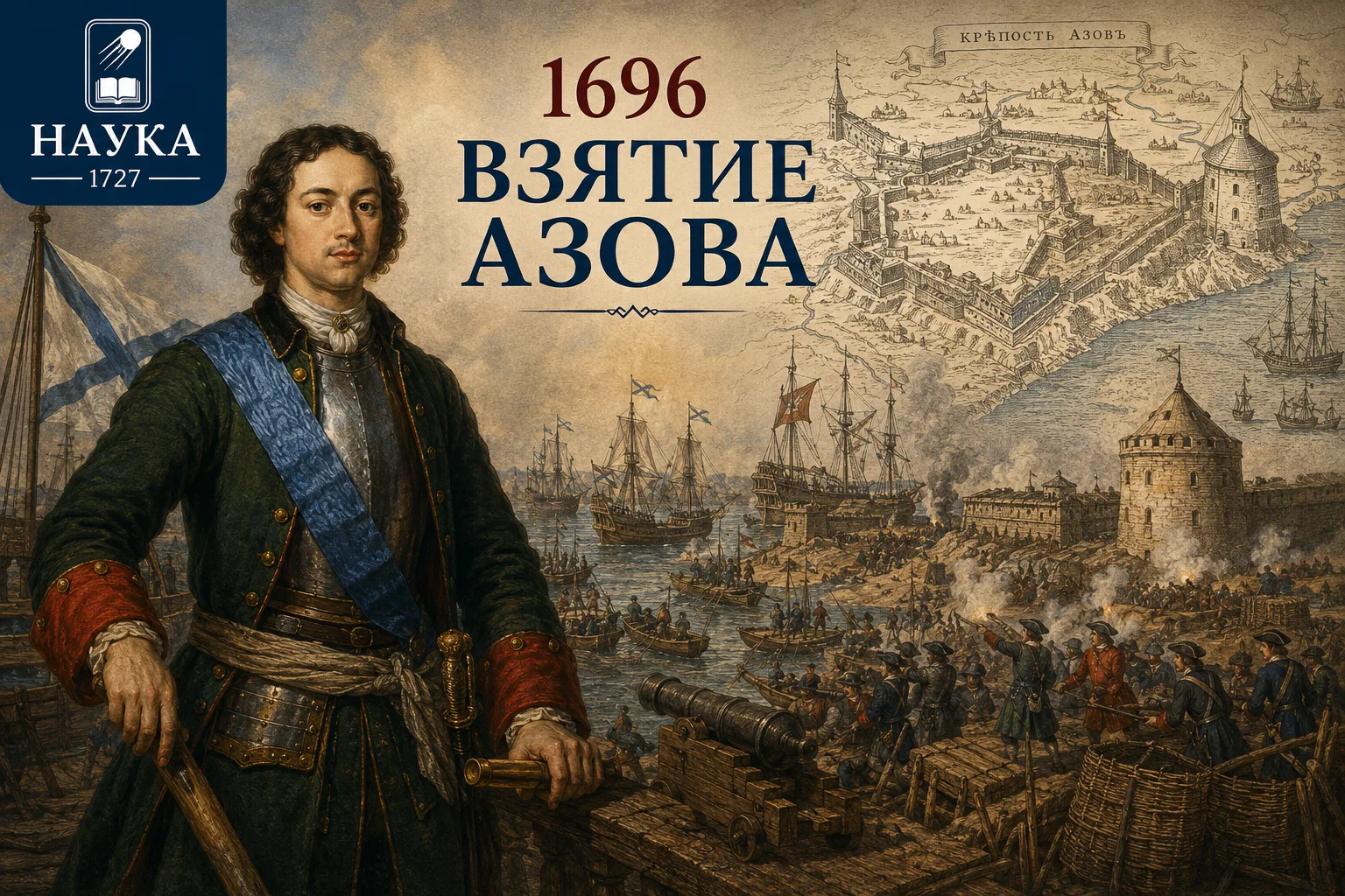 Мазепа сражается за Россию? Нет, это не ошибка
 
28 июля 1696 года вместе с Петром I победу под Азов