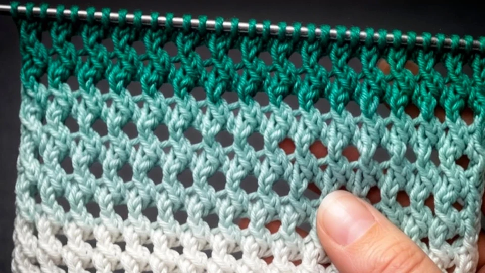 🧶 «ЛАКОНИЧНЫЙ АЖУР» — сдержанная красота в каждом ряду