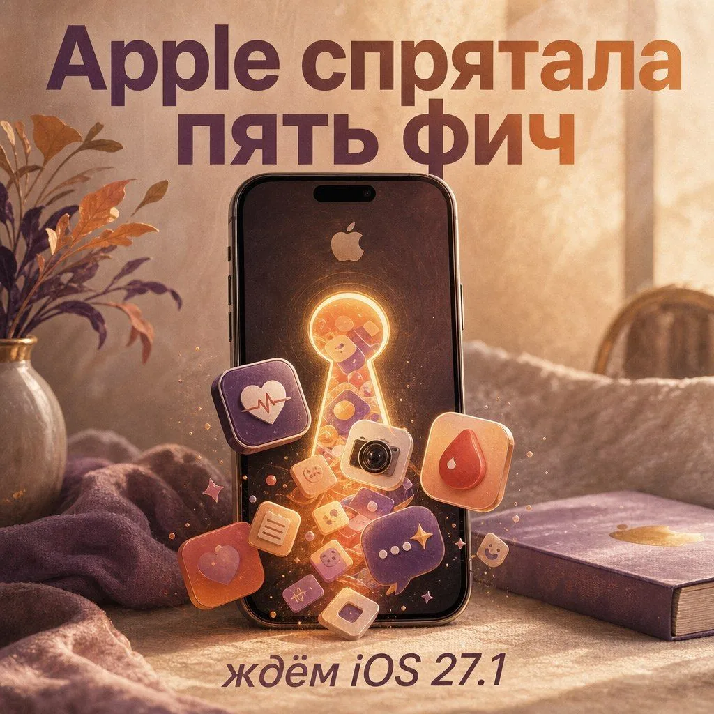 В iOS 27 спрятано ещё кое-что интересное

Бета iOS 27 уже вовсю тестируется, но, судя по утечкам Мар