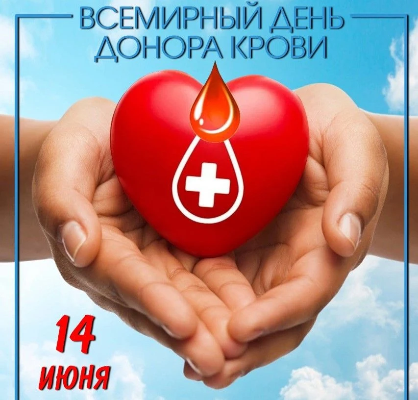🩸 А вы когда‑нибудь сдавали кровь?
Сегодня, 14 июня, — Всемирный день донора крови!
Давайте провери