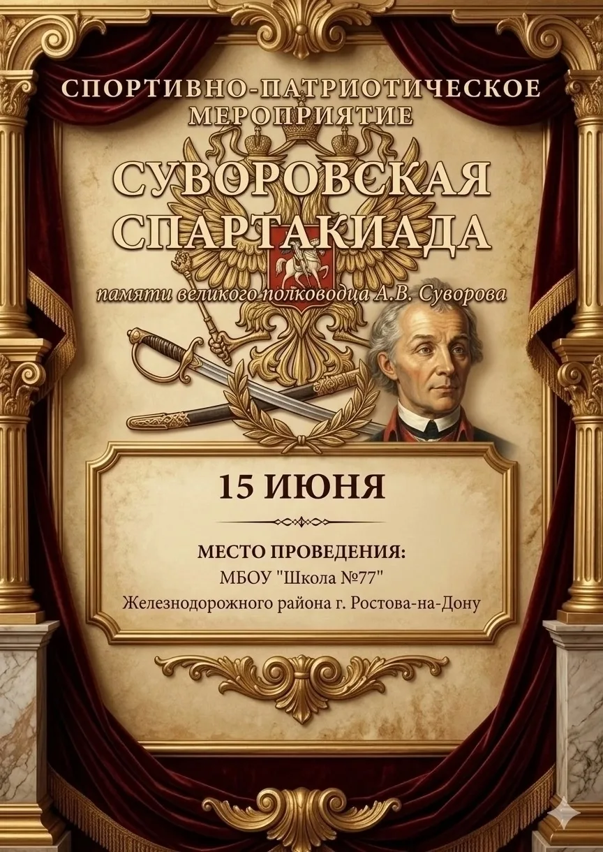 15 июня состоялась первая Суворовская спартакиада, участниками которой стали воспитанники пришкольно