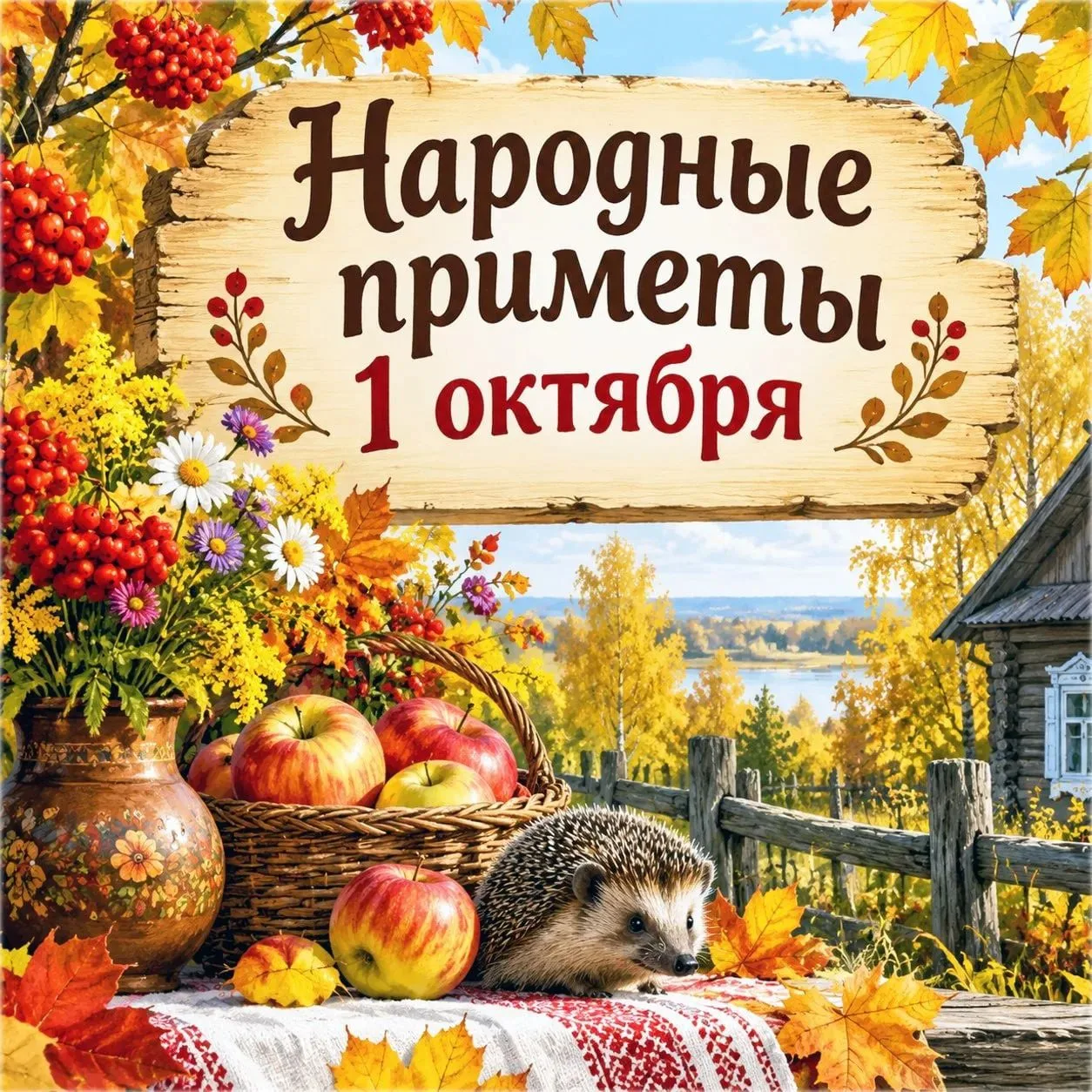 🌿 1 октября — Арина Шиповница: народные приметы 🌿