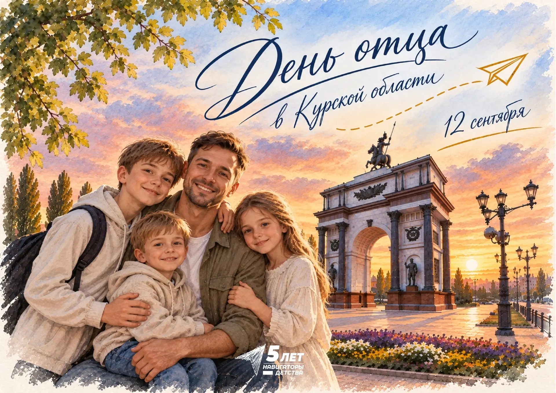 Сегодня в Курской области особенный семейный праздник — День отца 💛