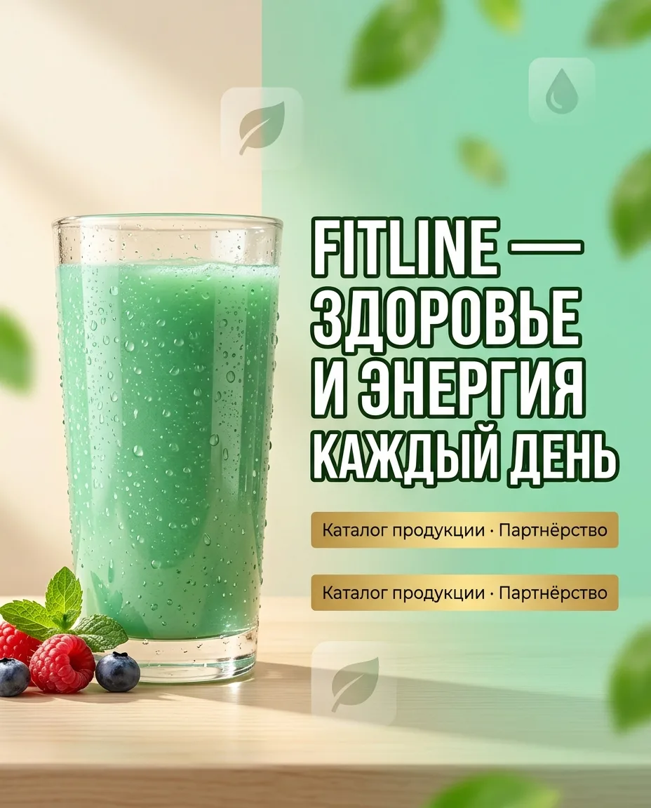 🌿 FitLine — питание клеток, энергия и красота каждый день