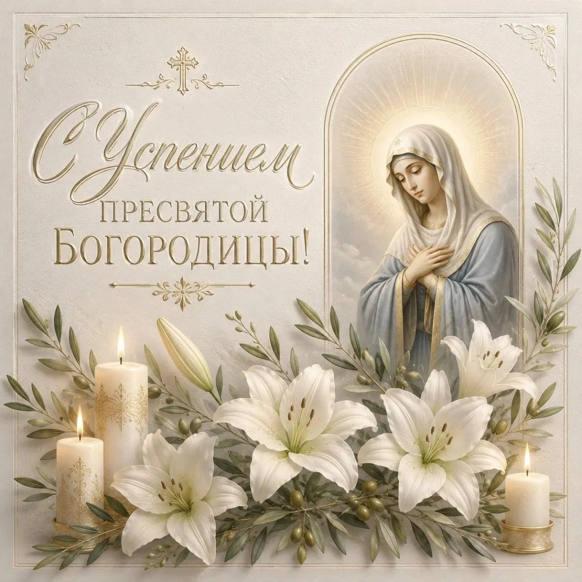 Светлый праздник Успения Пресвятой Богородицы! ✨
