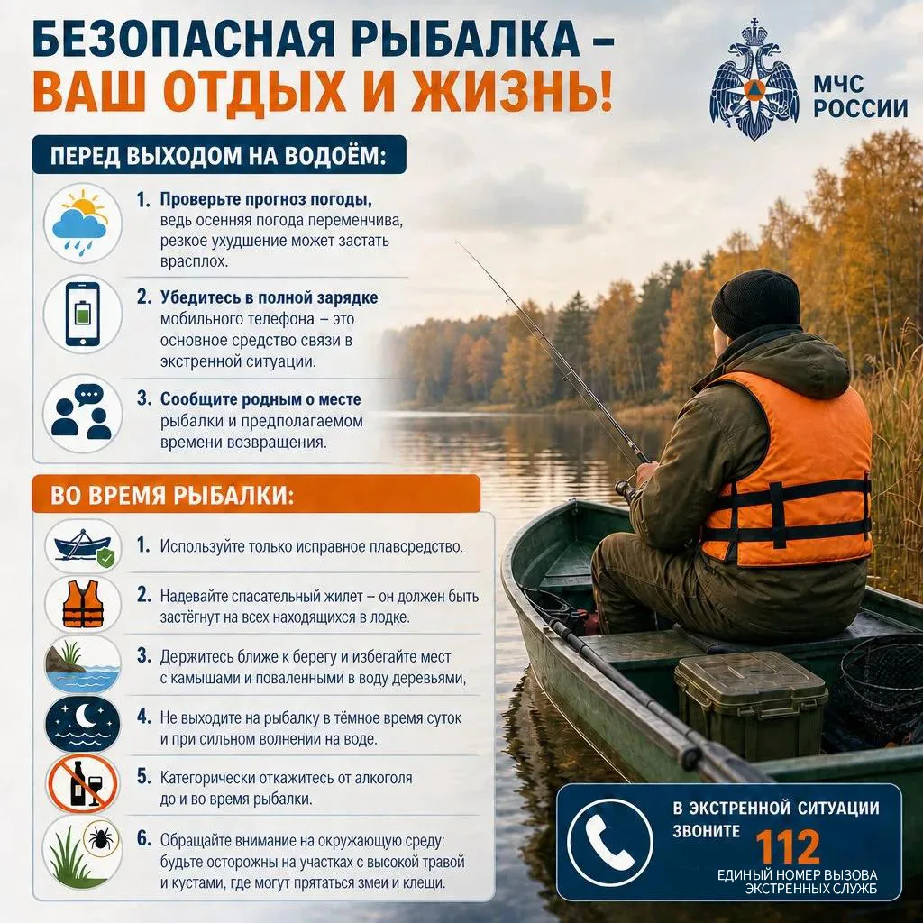 🐟На рыбалку без риска