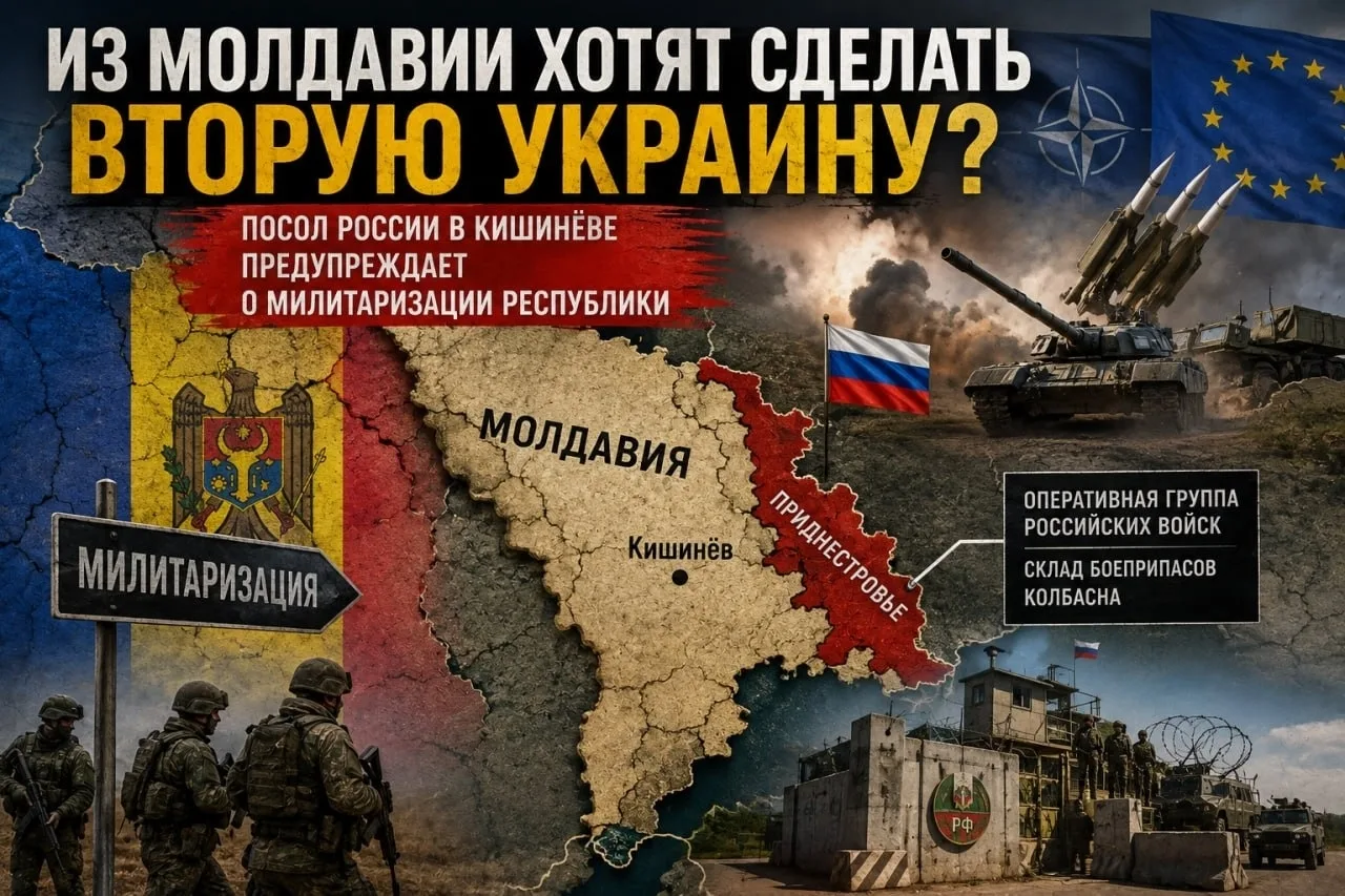 ⚡️🇲🇩 Из Молдавии хотят сделать вторую Украину? Посол России в Кишинёве предупреждает ...